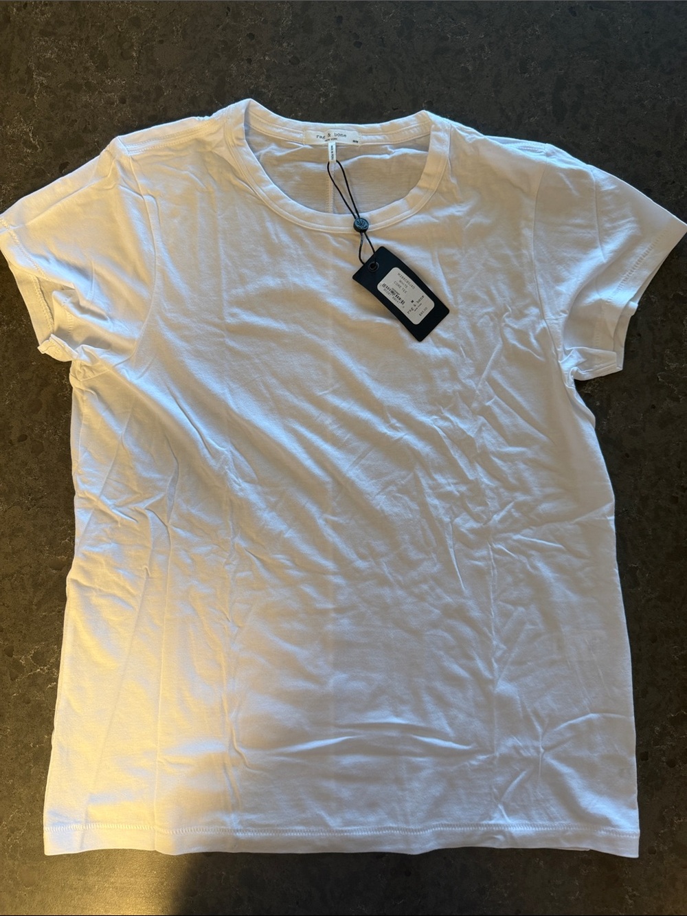 NWT rag & bone Core White Crew Neck Tee - Picture 2 of 3